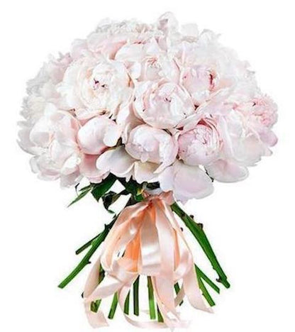 Bouquet of Pale Pink Peonies - Florist London