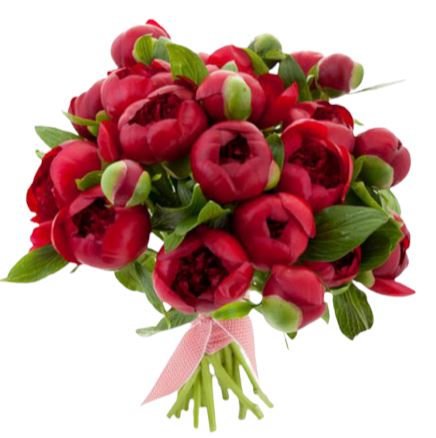 Bouquet of Red Peonies - Florist London