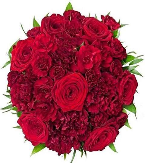 Bouquet of Ruby Red Roses - Florist London