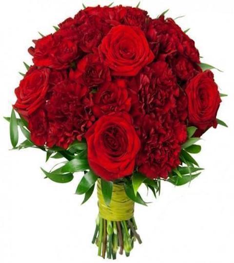 Bouquet of Ruby Red Roses - Florist London