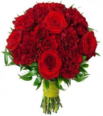 Bouquet of Ruby Red Roses - Florist London