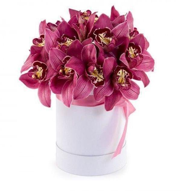 Box with Orchids - Florist London