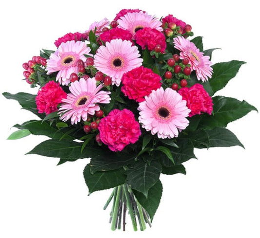 Carnation and Gerbera Bouquet
