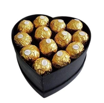 Chocolates Heart Box - Florist London