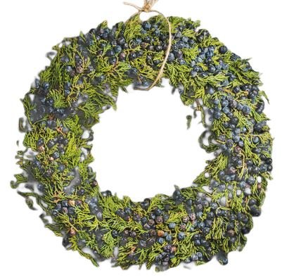 Christmas Wreath with Navy Berry - Florist London