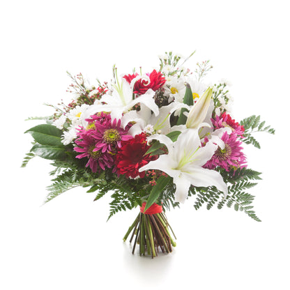 Chrysanthemum and Lily Bouqet
