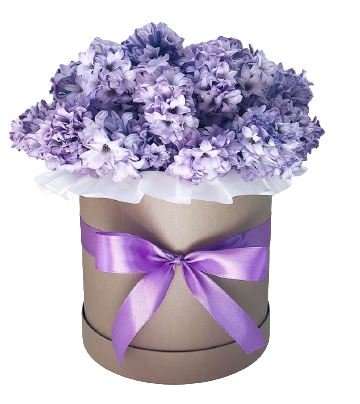 Classic Box of Hyacinths - Florist London