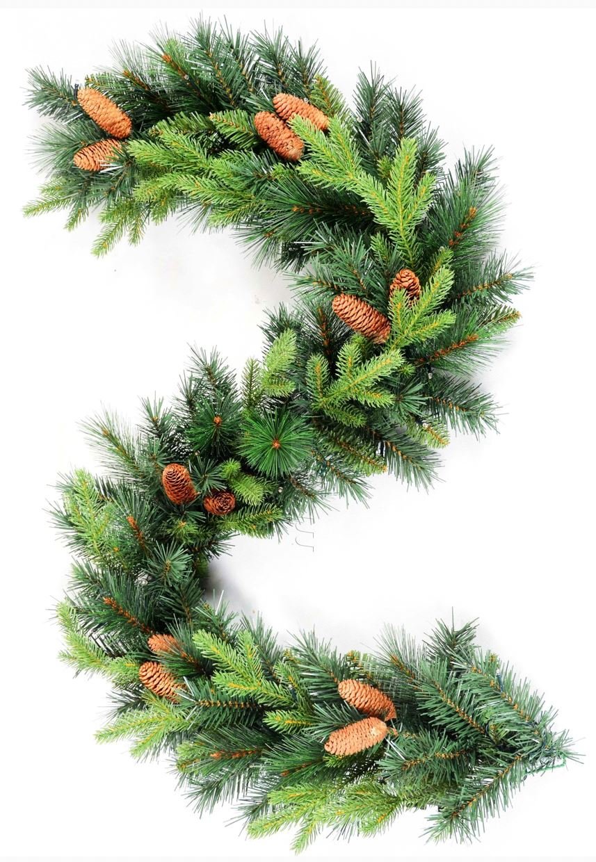 Classic Fresh Christmas Garland - Florist London