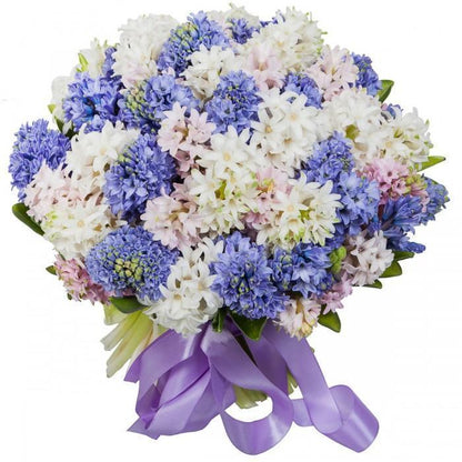 Colorful Bouquet of Hyacinths - Florist London