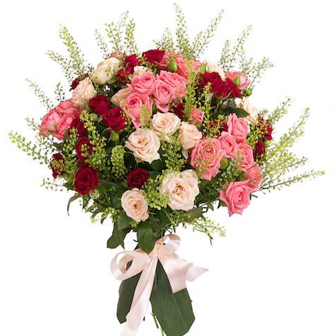 Colorful Spray Roses Bouquet