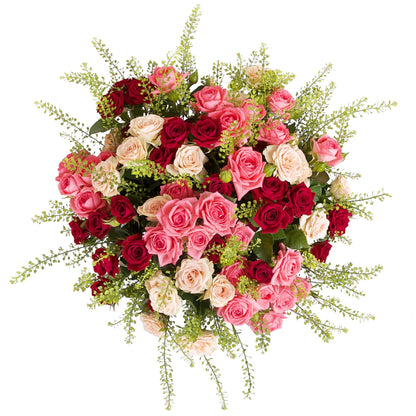 Colorful Spray Roses Bouquet - Florist London