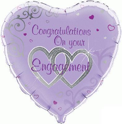 Congratulations on your Engagement Balloon