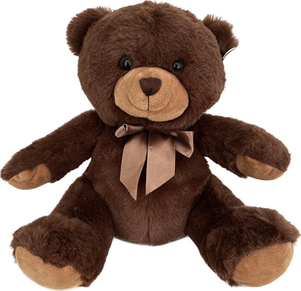 Dark Chocolate Plush Teddy 40cm - Florist London