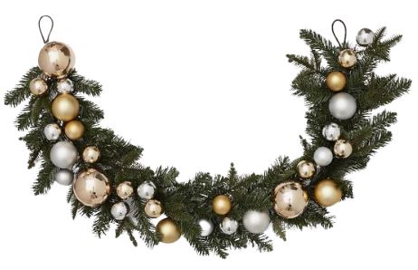 Elegant Garland with Baubles