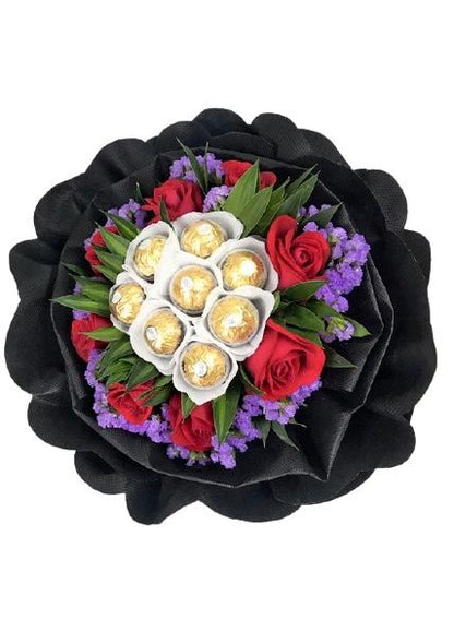 Flowers and Chocolates Bouquet - Florist London