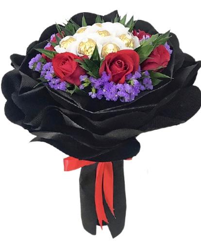 Flowers and Chocolates Bouquet - Florist London