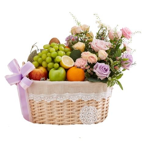 Fruits and Flower Basket - Florist London