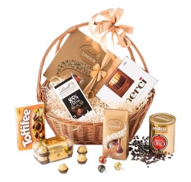 Golden Chocolate Hamper - Florist London