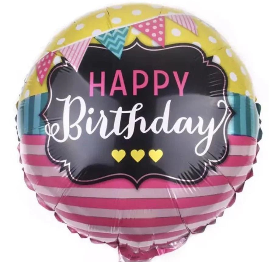 Happy Birthday Party Helium Balloon - Florist London