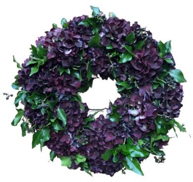 Hydrangea Door Wreath - Florist London