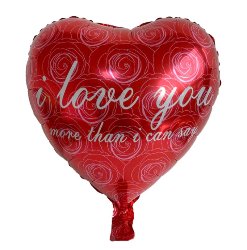 I Love You More Balloon 18 inch - Florist London