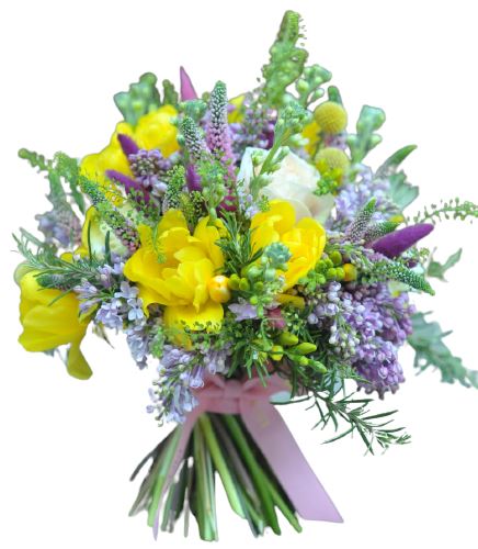Joyful Bouquet with Lilac - Florist London