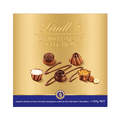 Lindt SWISS LUXURY SELECTION Chocolate Box 145g - Florist London