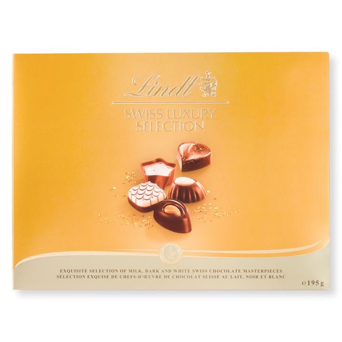 Lindt SWISS LUXURY SELECTION Chocolate Box 195g - Florist London