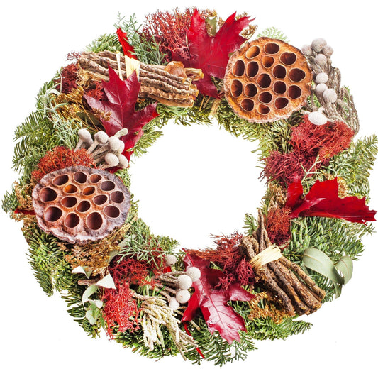Lotus Christmas Wreath