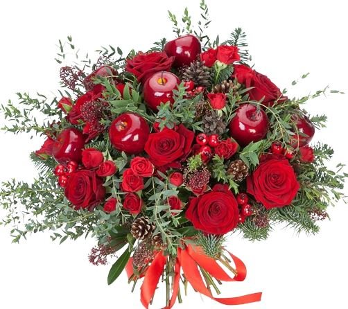 Magic Red Christmas Bouquet - Florist London