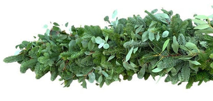 Natura Fresh Holiday Garland with Eucalyptus - Florist London