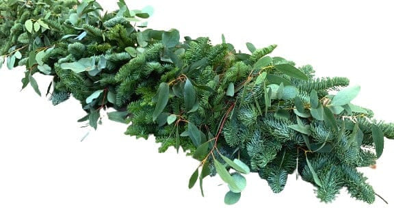 Natura Fresh Holiday Garland with Eucalyptus - Florist London