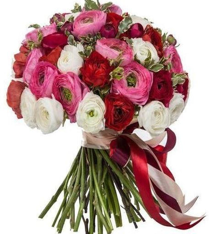 Palette of Ranunculus Bouquet - Florist London