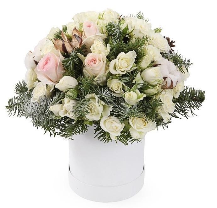 Pastel Christmas Box - Florist London