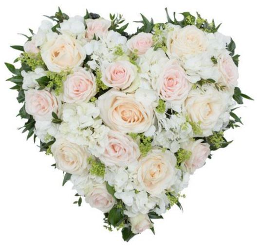 Pastel Pink Heart - Florist London