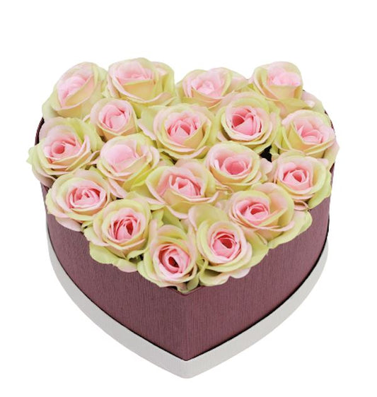 Pastel Pink Roses Box