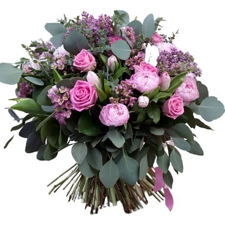 Peonies and Lilac Bouquet - Florist London