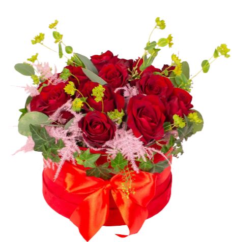 Pink Accent Roses Box