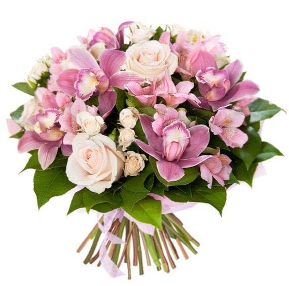 Pink and Cream Luxury Bouquet - Florist London