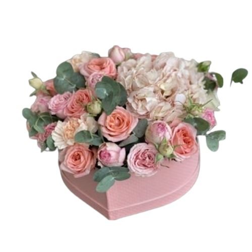 Pink and Peach Blooming Box - Florist London