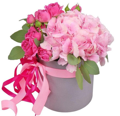 Pink Explosion Box - Florist London