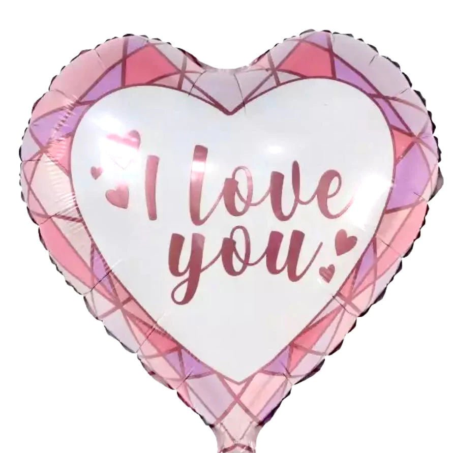 Pink I Love You Balloon 18 inch - Florist London