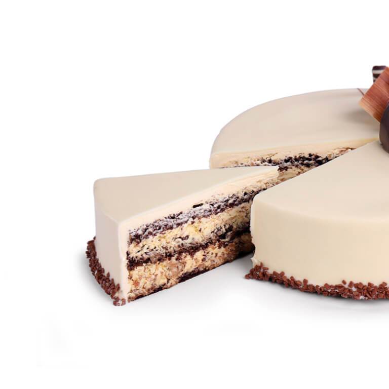 Pink Roses Bouquet with Cake - Florist London