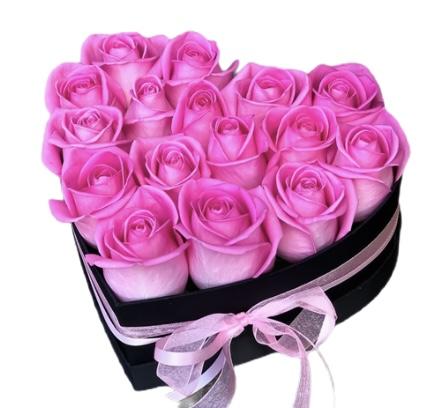 Pink Roses Box - Florist London