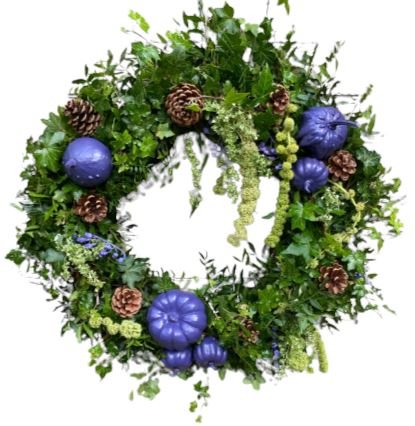 Purple Halloween Wreath - Florist London