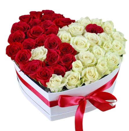Romantic Love Box of Roses - Florist London