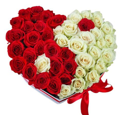 Romantic Love Box of Roses - Florist London