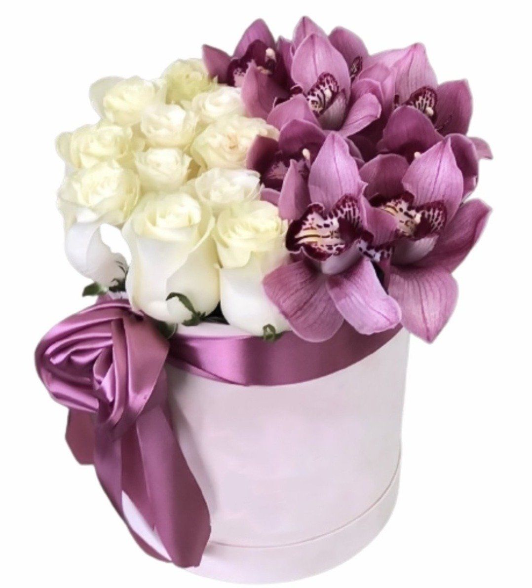 Roses and Cymbidium Box - Florist London