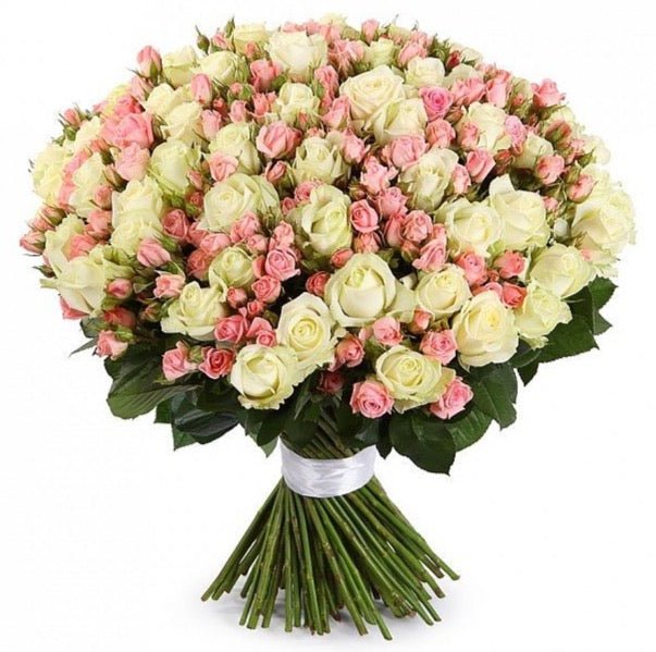 Roses and Spray Roses Bouquet - Florist London