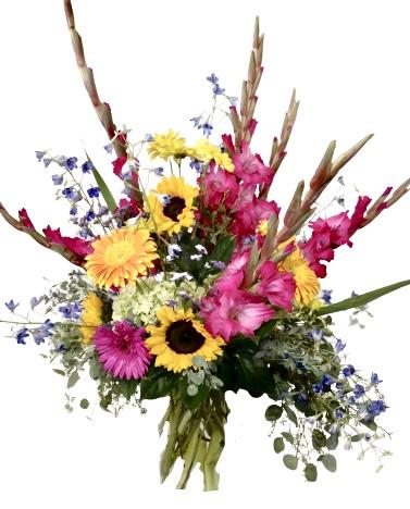 Summer Bouquet with Gladiolus - Florist London